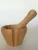 Import natural living bamboo garlic mortar and pestle with high quality and eco-friendly custom unique mortar and pestle from China
