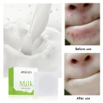 Natural Organic Goat Milk Soap Wholesale Handmade Facial Deep Cleansing Whitening Bath Soap Laminas De Jabon Skin Care Savon