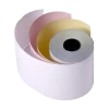 Ncr paper Carbon-less Cash Register Paper roll 75x70mm for POS double layer three layers factory price thermal paper 2layer