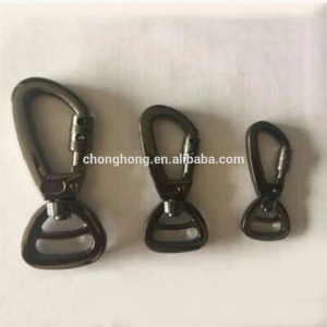 New 15mm 20mm 25mm Zinc Alloy Bag Accessories Luggage Strap Bag Buckle/Carabiner Swivel Snap Hook/Climbing Buckle
