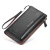 New Arrival Baellerry Leather Men Wallets Casual Phone Wallet  Large capacity Driver License Male Clutch Long Zipper Coin Purses