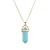 Import New Arrival Bullet Head Natural Stone Crystal Necklace For Woman from China