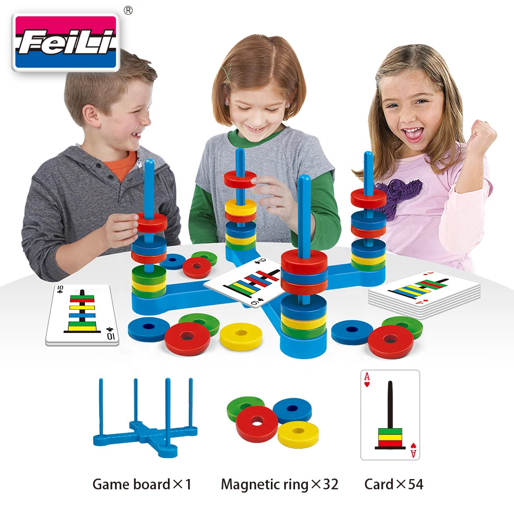new arrivals magnetic ring game intelligent board game educational toys