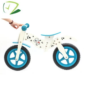 New arrive wooden flower blue bicycle new model