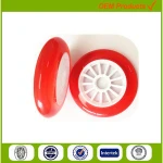 new big color wheels for scooter parts luggage case and school bag accessories