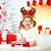 New cartoon Christmas headband Headband Children Adult Party decoration Santa hat Christmas tree Headband hair accessories