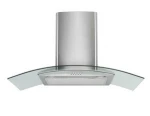 New Design European Style Touch Slide Control Stainless Steel and Glass Kitchen Range Hood