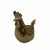 Import New design  gold color glazed  finishing  ceramic chicken money box from China
