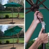 New Design Outdoor Garden 2.7meter umbrella Large Size Portable Market Parasol for Sale