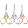 new fishing household yiwu pocket portable camping trip stainless steel multitool small folding scissor rose gold