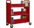 Import New hot products for 2019 high quality school library use steel book cart book trolley with wheels from China