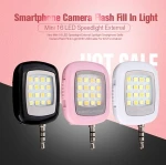New Mini 16 LED Speedlight External Spotlight Smartphone Selfie Camera Flash Fill In Light With USB Cable For IOS For Android
