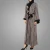 Import New Model Abaya in Dubai Women Printing Jubah with Waist Belt Abaya Jilbab Islamic Clothing from China