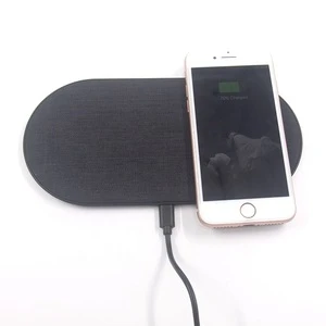 new Quick Charging 2 coil Fast Universal wireless charger  for mobile phone