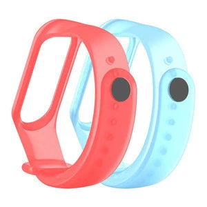 New Smart Watch Bracelet Mi Band 4 3 Watch Transparent Straps for Xiaomi Mi Band 4 3 Watch Bands