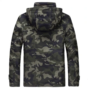 New Spring Regular Casual Camouflage Men&#039;s Jacket with Hood