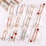 New style fashion hair clip simple water drill Korean hair clip bang word clip hair tiaras wholesale