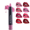 New type pencil design 8 colors lip stick oem cosmetic beauty high quality long lasting matte lipstick pencil