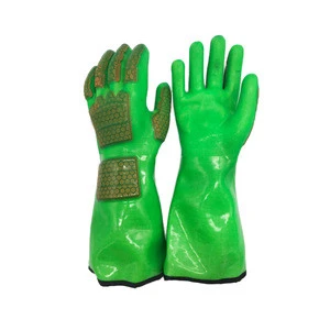 New type pvc coated safety gloves impact resistant mining safety gloves cut level 5 safety gloves 100% waterproof