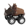 Newest simulation plastic pull back dinosaur cars friction diecast toy vehicles