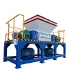 Nigeria low price shredder two shaft aluminum steel tin plastic soda can crushers for recycling