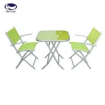 ningbo hailian beach hayrack ought meubles fer balcony folding furniture quote iron aluminum table and chairs garden furniture