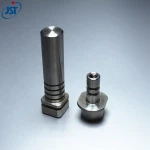 O-ring sealed anodized aluminum hydraulic hose fittings brush making machine parts