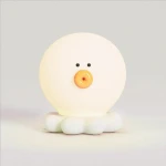 Octopus LED Night Light Touch Sensor Colorful Cartoon Silicone Battery Powered Bedroom Bedside Lamp for Children Kids Baby Gift