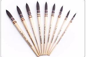 OEM Artist Paint Brush Superfly Squirrel Hair Watercolor Brush Set For Acrylic Gouache Drawing Painting Brushes Art Supplies