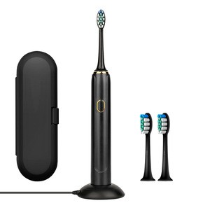 OEM Black Sonic Electric Toothbrush Rechargeable tooth brush for Adult