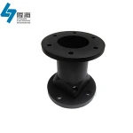 OEM cnc factory custom machined aluminum bushing with drilling holes