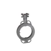 OEM factory steel casting cnc machining butterfly valve part for gas and oil