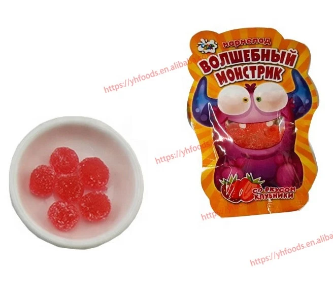 OEM Gummy Candy Fruit Jelly soft candy sweets
