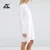 Import OEM service Dongguan factory fashion plain women white dress shirt from China