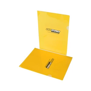 Office Product Custom Full printing Simple Type 0.3mm PVC Material L Shape File Folder