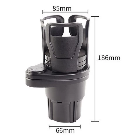 One-in-two car water cup holder Auto water cup holder Car beverage tea cup holder Storage Fixed bracket