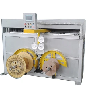 Optical fiber cable winder machine for take up and payoff fiber cables