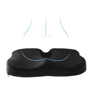 Orthopedic Comfortable Memory Foam Seat Cushion With Strap for Car/Chair