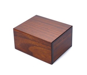 OSB051 Wholesale Funeral Wooden Casket Pet Cremation Urns for Animal Ashes Mini Wood Pet Urnas
