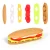 Import Other simulation seven-layer DIY kids hamburger toy kitchen toys play set children pretend from China