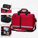 Outdoor First Aid Kit Refrigeratible Sports Red Nylon Waterproof Cross Messenger Bag Family Travel Emergency Medical Bag