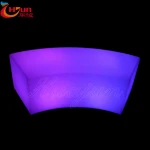 Outdoor garden furniture set circles LED garden chair
