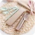 Import Outdoor picnic portable flattware set wheat straw flatware with case from China