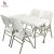 Import Party camping dining folding table used metal folding table for sale from China