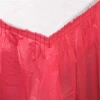 PE solid color table skirt