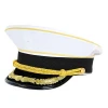 peak cap custom high quality cotton tactical Security Guard pilot uniform airline pilot hat military cap