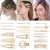 Import Pearl Hair Clips Hair Pins, Gold Pearl Alligator Clips Decorative Hairpins Elegant Hair Barrettes Snap Clips, Hair Accessories from China