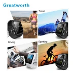 Pedometer U8 Smart Watch for iPhone/Android, Multi Languages BT Smart Watch U8, Multi Functions U8 Smart watch