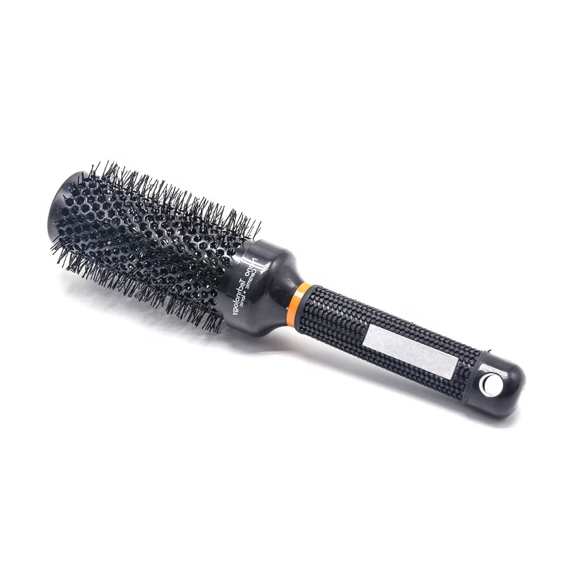 personalised hair brushes heat resistance salon nylon bristle hair brush straightner