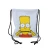 Import Personalization Cartoon Character School Bag For Kids Small Drawstring Silk Canvas Drawstring Bag from China